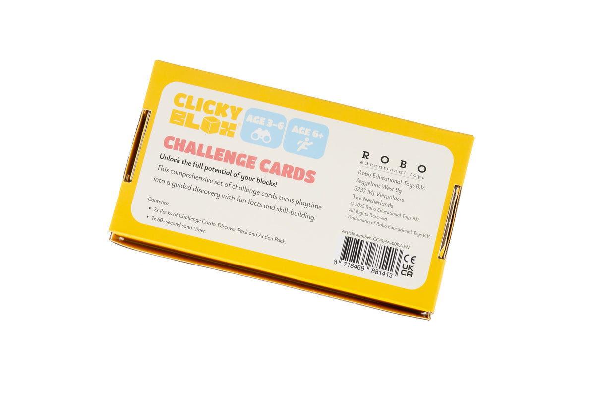 ClickyBlox® Challenge Cards Shapes