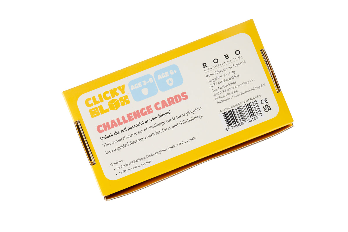 ClickyBlox® Challenge Cards Numbers